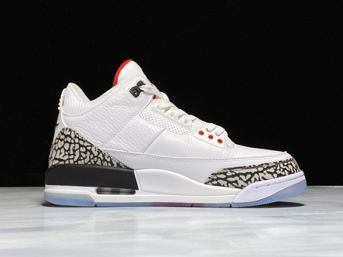 Air Jordan 3 Retro NRG "FREE THROW LINE" white mens 923096-101