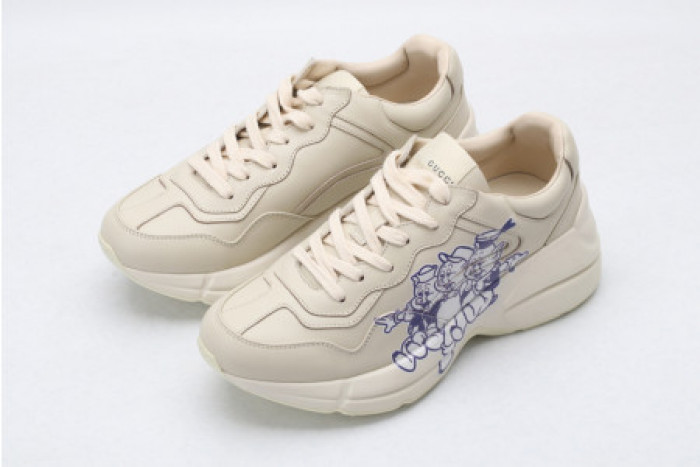 G*u*i rhyton leather sneaker