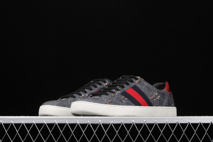 G*u*i jbg leather and sued black and tiger ‎429445 g0k20 1102